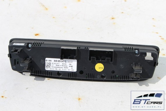 AUDI A3 PANEL KLIMATYZACJI KLIMY 8V0820047C 8V0 820 047 C 8V0820047C moduł sterownik nawiewu 8V 8V0820047C 8V0820047E 8V0820047
