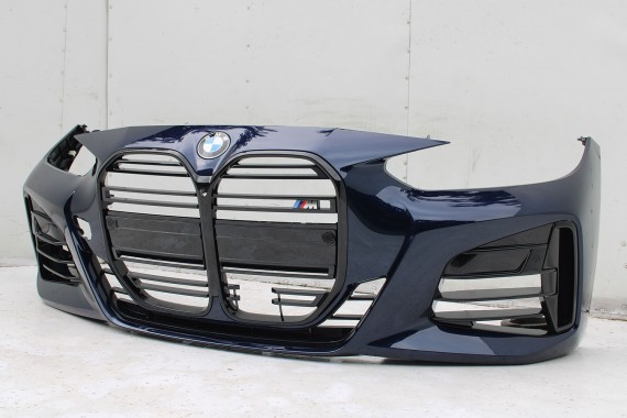 BMW 4 G22 G23 ZDERZAK PRZEDNI PRZÓD M pakiet Kolor: C3Z Tansanit-blau Niebieski 8076713 63178089525 63178089526 USA 51118076713