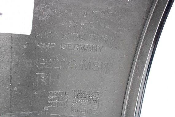 BMW 4 G22 G23 ZDERZAK PRZEDNI PRZÓD M pakiet Kolor: C3Z Tansanit-blau Niebieski 8076713 63178089525 63178089526 USA 51118076713