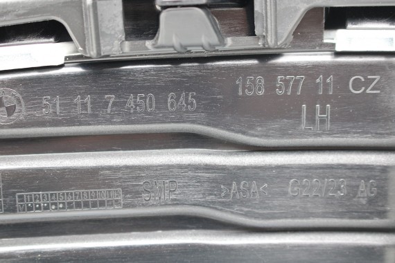 BMW 4 G22 G23 ZDERZAK PRZEDNI PRZÓD Kolor: A96 Mineral-weiss metallic Biały 63178089525 63178089526 USA 7450645  7450646 7451299