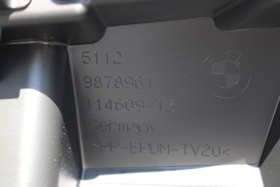 BMW iX i20 ZDERZAK TYŁ TYLNY M pakiet Kolor A96 Mineral-weiss 51128081542 51128737824 51129878961 51129878962 51129491667