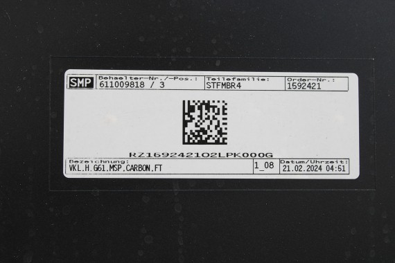 BMW 5 G60 ZDERZAK TYŁ TYLNY M pakiet Kolor: 416 Carbon-schwarz Czarny MSP M POWER 51128084866 51128084715 51128085225 8084866