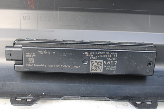 BMW 5 G60 ZDERZAK TYŁ TYLNY Kolor 475 Black-sapphire Czarny 51125A011B0 5A011B8 9464591 5A17979 BASIC 63219464591 66205A17979