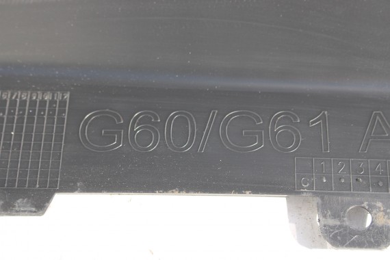 BMW 5 G60 ZDERZAK TYŁ TYLNY Kolor 475 Black-sapphire Czarny 51125A011B0 5A011B8 9464591 5A17979 BASIC 63219464591 66205A17979