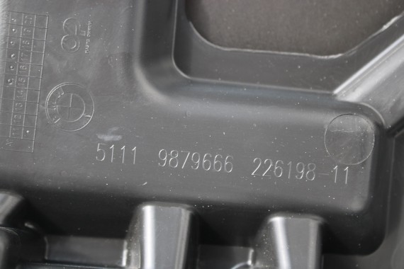 BMW iX i20 ZDERZAK PRZEDNI PRZÓD M pakiet Kolor: 475 Black-sapphire metallic Czarny 51117983621 7983621 M POWER 51119492524
