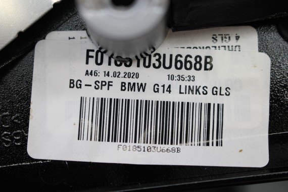 BMW M8 F93 LUSTERKO lewe + prawe drzwi M pakiet 9 pin zewnętrzne pinów kabli przewodów 9pin SHADOWLINE BLACK KAMERA ASYST