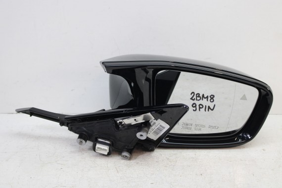 BMW M8 F93 LUSTERKO lewe + prawe drzwi M pakiet 9 pin zewnętrzne pinów kabli przewodów 9pin SHADOWLINE BLACK KAMERA ASYST