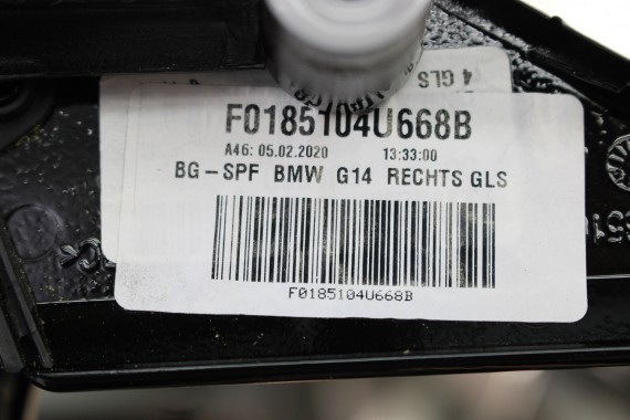BMW M8 F93 LUSTERKO lewe + prawe drzwi M pakiet 9 pin zewnętrzne pinów kabli przewodów 9pin SHADOWLINE BLACK KAMERA ASYST