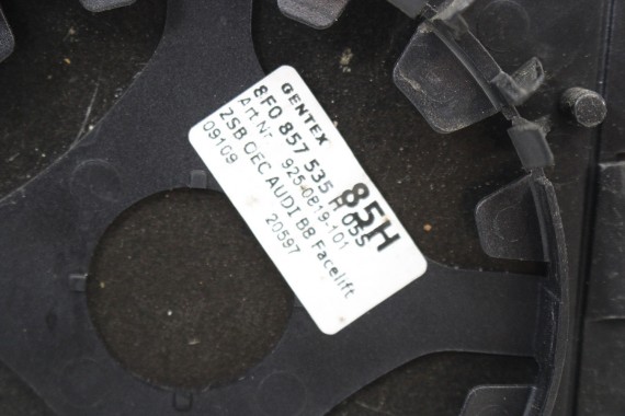 AUDI A4 A5 WKŁAD LUSTERKA 8F0857535H PODGRZEWANEGO FOTOCHROM 8F0 857 535 H A3 A4 A5 8P 8K 8T 8F0857535H 8F0857535H 8F0857535H