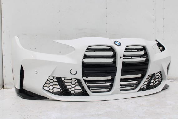 BMW M3 M4 G82 G83 ZDERZAK PRZEDNI PRZÓD M Competition 300 Alpinweiss 3 BiałyM POWER G80 G81 3 4 8069415  8069416 8081141 8081142