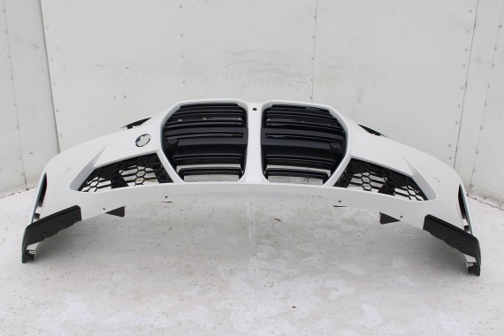 BMW M3 M4 G82 G83 ZDERZAK PRZEDNI PRZÓD M Competition 300 Alpinweiss 3 BiałyM POWER G80 G81 3 4 8069415  8069416 8081141 8081142
