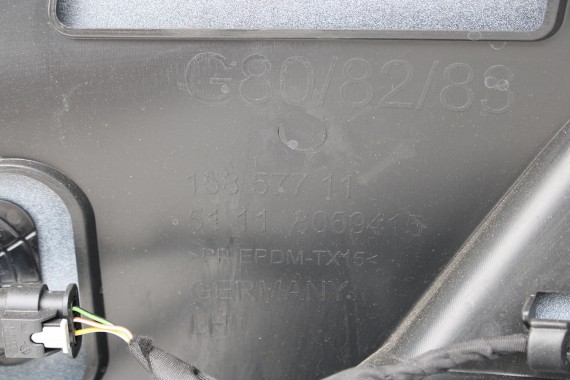 BMW M3 M4 G82 G83 ZDERZAK PRZEDNI PRZÓD M Competition 300 Alpinweiss 3 BiałyM POWER G80 G81 3 4 8069415  8069416 8081141 8081142