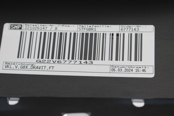 BMW M3 M4 G82 G83 ZDERZAK PRZEDNI PRZÓD M Competition C36 Dravitgrau Szary M POWER G80 G81 3 4 8069415  8069416 8081141 8081142