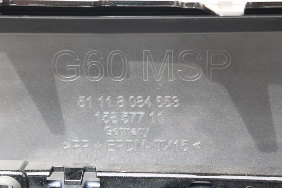 BMW 5 G60 ZDERZAK PRZEDNI PRZÓD C1M Phytonicblau Niebieski 8084653 G61 M PAKIET 8084653 8084655 8084656 8084629 9879291 9879291