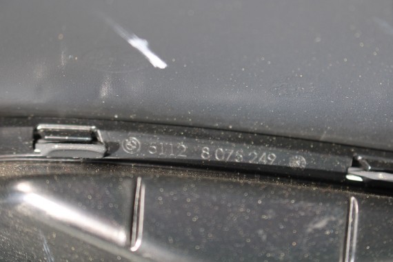 BMW 8 G14 G15 G16 ZDERZAK TYŁC36 Dravitgrau metallic Szary 51128075289  217540  MSP M PAKIET 8075289 51128077591 51128077592