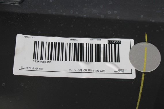 BMW 4 G22 G23 ZDERZAK TYŁ TYLNY 8075834 C5Y Cape York Green M PAKIET 51128075834 51128075839 51128078907 114609  51128078907