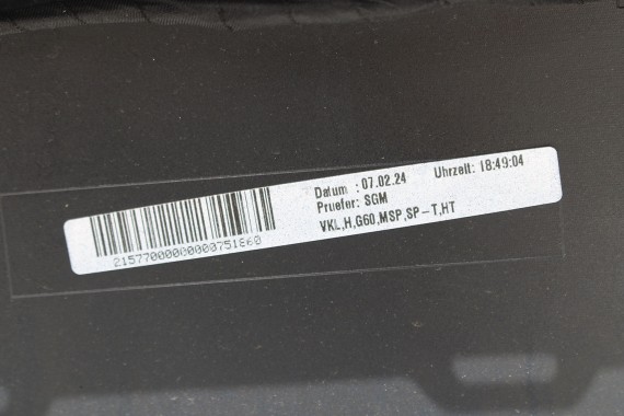 BMW 5 G60 ZDERZAK TYŁ TYLNY M pakiet Kolor: C3Z Tansanitblau II Metallic MSP M POWER 51128084866 51128084715 51128085225 8084866