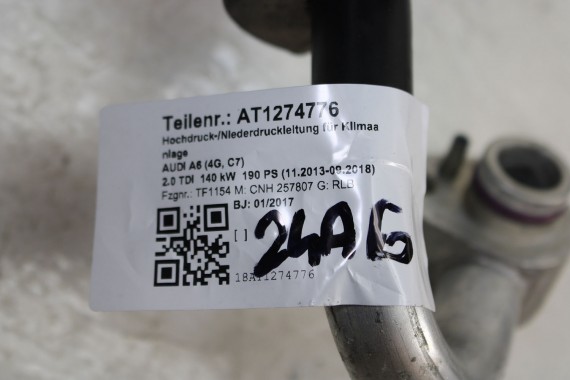 AUDI A6 RURKI KLIMATYZACJI klimy 4G1260712F 4G0260701BQ 4G0260707BS 4G0260710AH 4G1260712E 4G0260707CL 44G0260721Q 4G1260712D