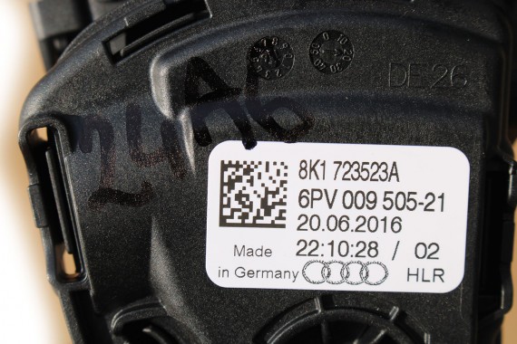 AUDI A4 A5 A6 A7 A8 Q5 PEDAŁ GAZU 8K1723523A 8K1 723 523 A 8K1723523 potencjometr LIFT 8K1723523A 8K1723523 8K1723523A 8K1723523