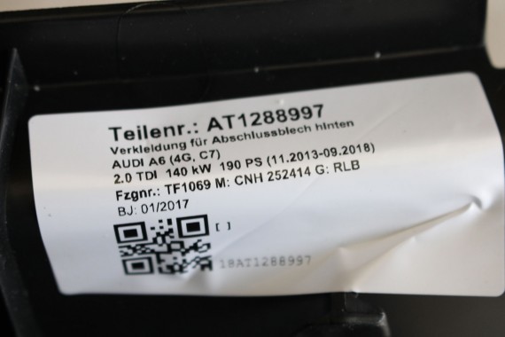 AUDI A6 SEDAN BOCZEK DYWAN BOCZKI BAGAŻNIKA 4G5863887D 4G5863888D 4G5863471C 4G5863463D boczki bagażnik 4G C7 44H soul czerń