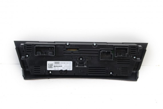 AUDI A6 A7 PANEL KLIMY KLIMATYZACJI 4G0820043CE moduł sterownik nawiewu klimy  4G0 820 043 C 4G C7 4G8 wentytlacja podgrzewane