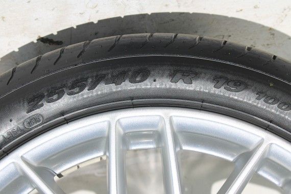 AUDI A6 FELGI 19 cali OPONY KOŁA felga 4G9601025K 4G C7 8.5J*19H2 ET43 opona PIRELLI P ZERO 255/40/19 100Y lato A7 4G8