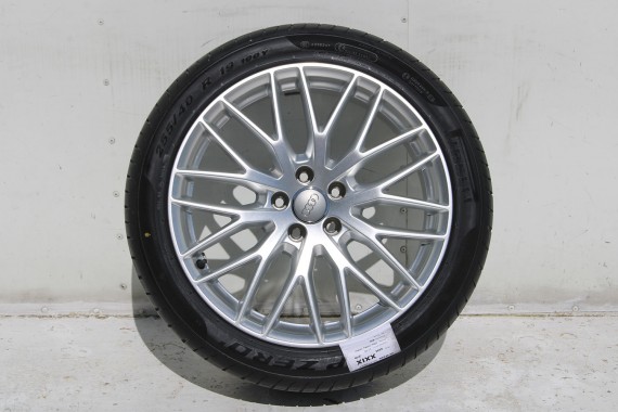 AUDI A6 FELGI 19 cali OPONY KOŁA felga 4G9601025K 4G C7 8.5J*19H2 ET43 opona PIRELLI P ZERO 255/40/19 100Y lato A7 4G8