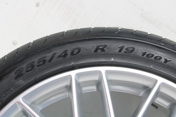 AUDI A6 FELGI 19 cali OPONY KOŁA felga 4G9601025K 4G C7 8.5J*19H2 ET43 opona PIRELLI P ZERO 255/40/19 100Y lato A7 4G8