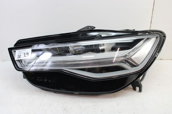 AUDI A6 FL LIFT PRZÓD maska błotniki zderzak pas przedni lampy wzmocnienie FULL LED 4G 2015- Q2Q2 LX7P Tornadograu szary