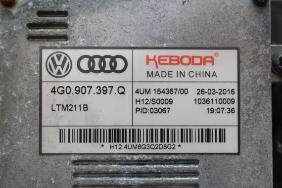 AUDI A6 FL LIFT PRZÓD maska błotniki zderzak pas przedni lampy wzmocnienie FULL LED 4G 2015- Q2Q2 LX7P Tornadograu szary