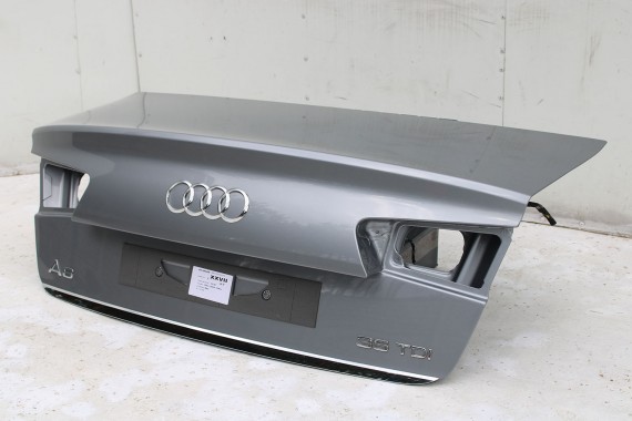 AUDI A6 SEDAN TYŁ ZDERZAK TYLNY KLAPA BAGAŻNIKA 4G 4G5 LAMPY Q2Q2 LX7P szary C7 FL LIFT tylna zderzak klapa lampa led ledy