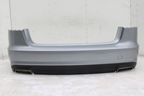 AUDI A6 SEDAN TYŁ ZDERZAK TYLNY KLAPA BAGAŻNIKA 4G 4G5 LAMPY Q2Q2 LX7P szary C7 FL LIFT tylna zderzak klapa lampa led ledy