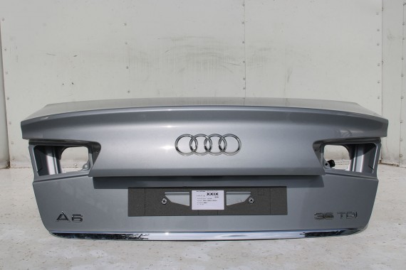 AUDI A6 SEDAN TYŁ ZDERZAK TYLNY KLAPA BAGAŻNIKA 4G 4G5 LAMPY Q2Q2 LX7P szary C7 FL LIFT tylna zderzak klapa lampa led ledy
