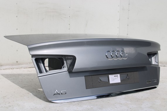 AUDI A6 SEDAN TYŁ ZDERZAK TYLNY KLAPA BAGAŻNIKA 4G 4G5 LAMPY Q2Q2 LX7P szary C7 FL LIFT tylna zderzak klapa lampa led ledy