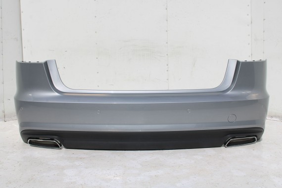 AUDI A6 SEDAN TYŁ ZDERZAK TYLNY KLAPA BAGAŻNIKA 4G 4G5 LAMPY Q2Q2 LX7P szary C7 FL LIFT tylna zderzak klapa lampa led ledy