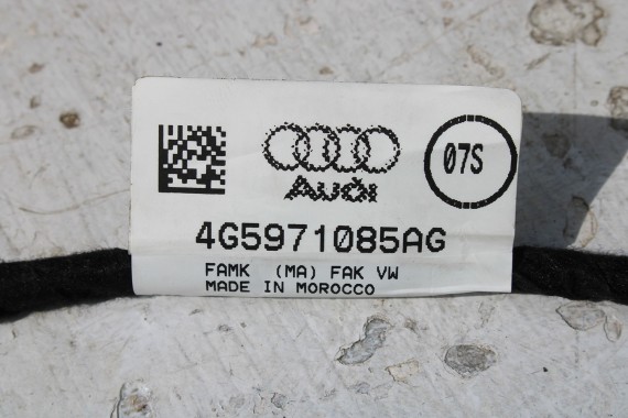 AUDI A6 SEDAN TYŁ ZDERZAK TYLNY KLAPA BAGAŻNIKA 4G 4G5 LAMPY Q2Q2 LX7P szary C7 FL LIFT tylna zderzak klapa lampa led ledy