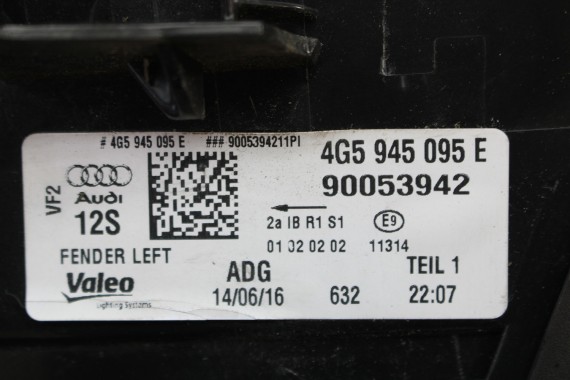 AUDI A6 SEDAN TYŁ ZDERZAK TYLNY KLAPA BAGAŻNIKA 4G 4G5 LAMPY Q2Q2 LX7P szary C7 FL LIFT tylna zderzak klapa lampa led ledy
