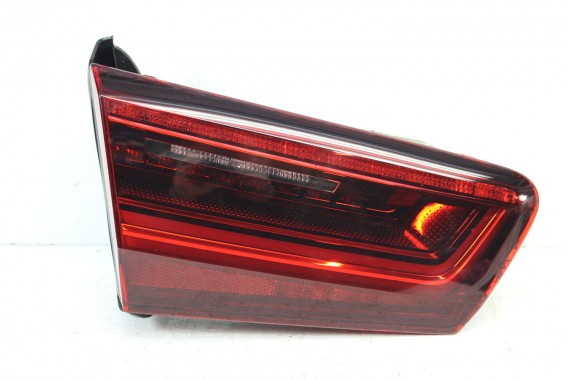 AUDI A6 SEDAN TYŁ ZDERZAK TYLNY KLAPA BAGAŻNIKA 4G 4G5 LAMPY Q2Q2 LX7P szary C7 FL LIFT tylna zderzak klapa lampa led ledy
