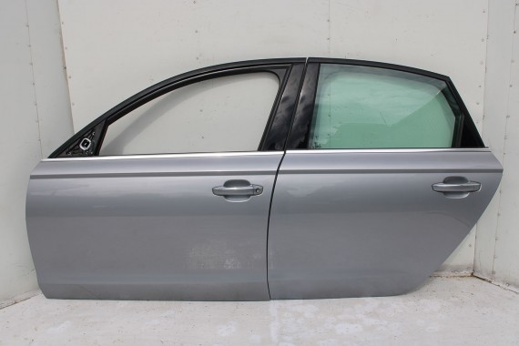 AUDI A6 4G SEDAN DRZWI LEWE PRZÓD + TYŁ STRONA LEWA przednie + tylne 2 sztuki 4G5 Kolor: Q2Q2 LX7P C7 FL LIFT Daytonagrau Szary