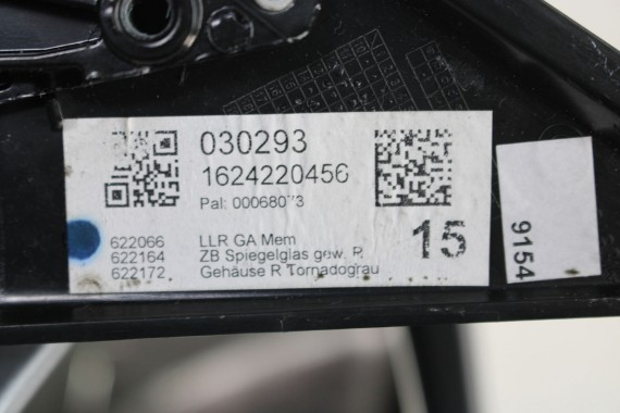 AUDI A6 LUSTERKO DRZWI PRAWE 12pin LX7P 4G zewnętrzne 12 pinów kabli Q2Q2 metallic 	szary 4G1857410AB 4G1857410AE 4G1857410BE