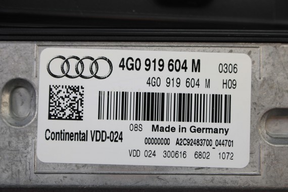 AUDI A6 4G PROJEKTOR HEAD UP DISPLAY 4G0919604M HeadUp RZUTNIK 4G0 919 604 M HUD EUROPA MULTIFUNKTIONSDISPLAY DISPLAY C7