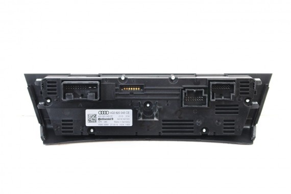 AUDI A6 A7 PANEL KLIMY KLIMATYZACJI 4G0820043CE moduł sterownik nawiewu klimy  4G0 820 043 C 4G C7 4G8 wentytlacja podgrzewane