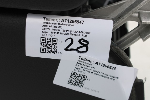 AUDI A6 A7 TUNEL ŚRODKOWY + PODŁOKIETNIK 4G 4G0 2010-18 4G0862534 4G0864208 4G0864207 4G0863244 4G0862534 4G0864376 C7 4G0864981