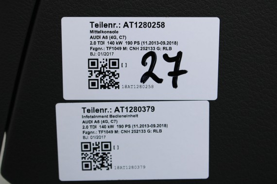 AUDI A6 A7 TUNEL ŚRODKOWY + PODŁOKIETNIK 4G 4G0 2010-18 4G0862534 4G0864208 4G0864207 4G0863244 4G0862534 4G0864376 C7 4G0864981