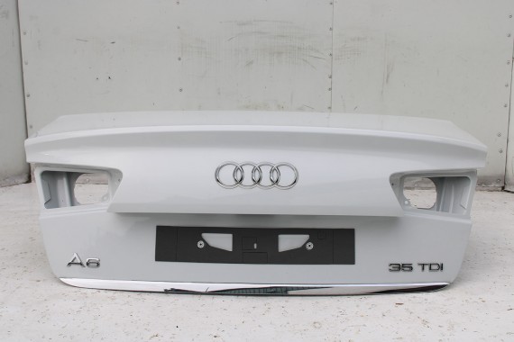 AUDI A6 SEDAN TYŁ ZDERZAK TYLNY KLAPA BAGAŻNIKA 4G 4G5 LAMPY 2Y2Y LS9R Biały C7 FL LIFT tylna zderzak klapa lampa