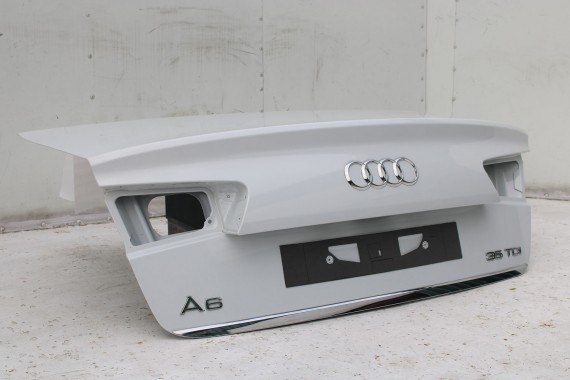 AUDI A6 SEDAN TYŁ ZDERZAK TYLNY KLAPA BAGAŻNIKA 4G 4G5 LAMPY 2Y2Y LS9R Biały C7 FL LIFT tylna zderzak klapa lampa