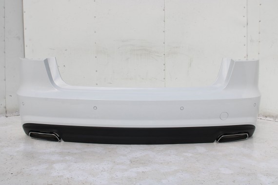 AUDI A6 SEDAN TYŁ ZDERZAK TYLNY KLAPA BAGAŻNIKA 4G 4G5 LAMPY 2Y2Y LS9R Biały C7 FL LIFT tylna zderzak klapa lampa