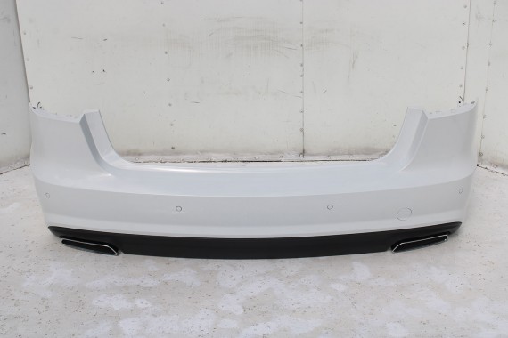 AUDI A6 SEDAN TYŁ ZDERZAK TYLNY KLAPA BAGAŻNIKA 4G 4G5 LAMPY 2Y2Y LS9R Biały C7 FL LIFT tylna zderzak klapa lampa
