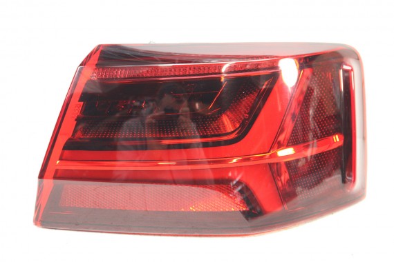 AUDI A6 SEDAN TYŁ ZDERZAK TYLNY KLAPA BAGAŻNIKA 4G 4G5 LAMPY 2Y2Y LS9R Biały C7 FL LIFT tylna zderzak klapa lampa
