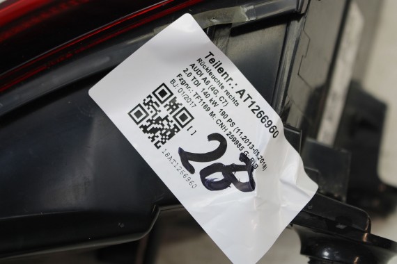 AUDI A6 SEDAN TYŁ ZDERZAK TYLNY KLAPA BAGAŻNIKA 4G 4G5 LAMPY 2Y2Y LS9R Biały C7 FL LIFT tylna zderzak klapa lampa